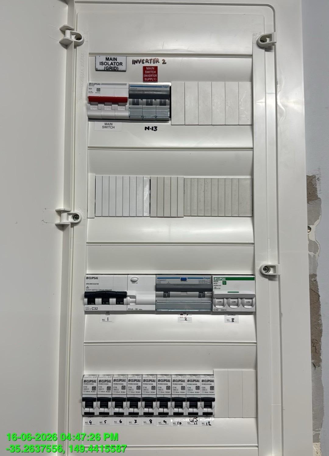 5R Electrical installation project in Canberra ACT